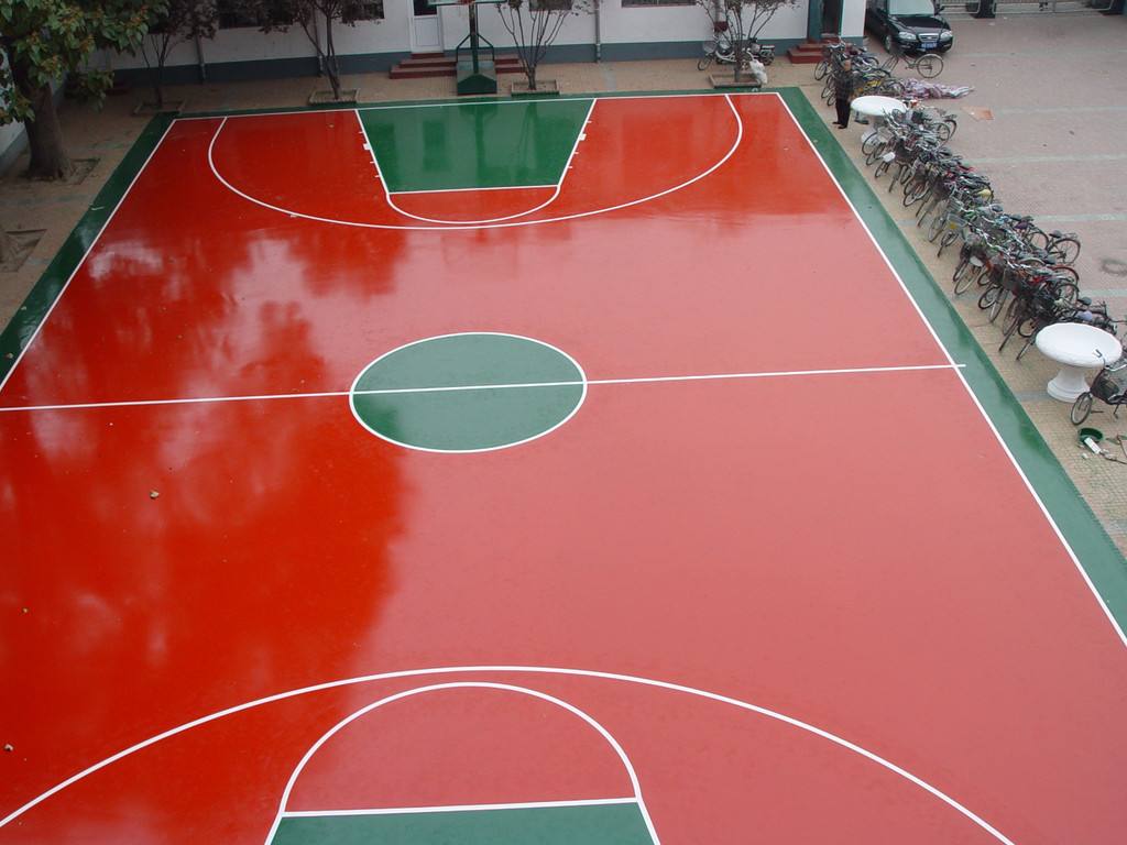 环保塑胶篮球场